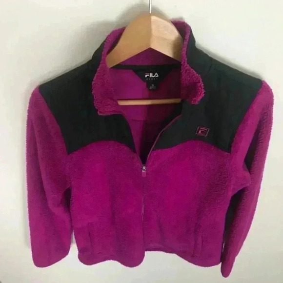 Fila Sport Women S Multi-Color Zip Fleece Jacket - Picture 3 of 6
